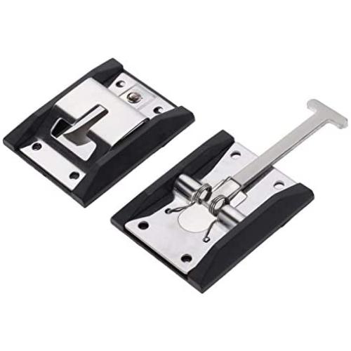 BESPORTBLE 1 Pair Stainless Steel Entry Door Catch Heavy Duty Metal Entry Door Catch Door Holder for RV Camper Trailer Motorhome Trailer