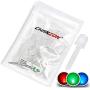 Chanzon 50 pcs 10mm RGB Multicolor Diffused LED Diode Lights Common Cathode(Frosted Round 3 Color) 4 pin Bright Lighting Bulb Lamps Electronics Components Indicator Light Emitting Diodes