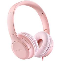 Kids Headphones, Mpow CHE2 Wired Headphones for Kids Teens, Children Headphones with Volume Limit, Foldable Adjustable On Ear Headphones for School, Travel, Compatible with Cellphones, Tablets, PC