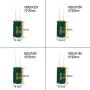16V 25V 35V Electrolytic Capacitor 820uF 1800uF Low ESR Capacitors Assortment Kit Used in Electronic Toys Monitors Stereos Game Consoles