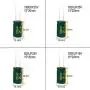 16V 25V 35V Electrolytic Capacitor 820uF 1800uF Low ESR Capacitors Assortment Kit Used in Electronic Toys Monitors Stereos Game Consoles