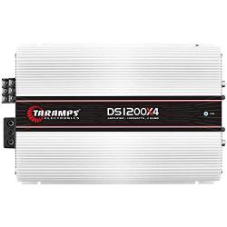 Taramps 1200W 4 CH 2 OHM CAR AMP, White (DS 1200x4)