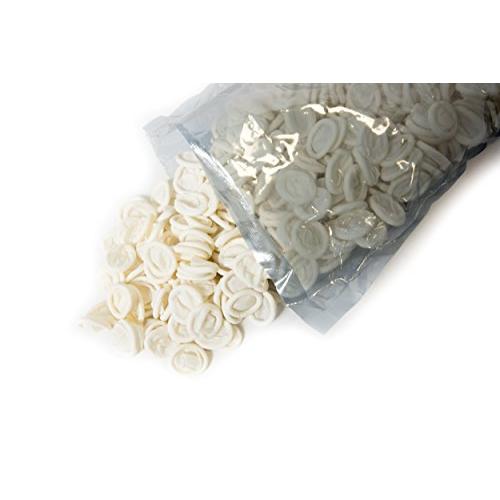 Bertech Nitrile Finger Cots, Powder Free, Anti Static, Smooth Surface, White, 4 Mil Thick, Extra Large (Bag of 720 Pieces) - Case of 10 Bags, RoHS Compliant