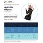 Copper Compression Arthritis Gloves - Guaranteed Highest Copper Content. Best Copper Glove for Carpal Tunnel, Computer Typing, and Everyday Support for Hands. Fit for Women and Men (1 Pair)