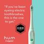 hum by Colgate Smart Electric Toothbrush Kit, Rechargeable Sonic Toothbrush with Travel Case and Replacement Head, Teal