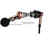 1MORE Triple Driver In-Ear Earphones Hi-Res Headphones with High Resolution, Bass Driven Sound, MEMS Mic, In-Line Remote, High Fidelity for Smartphones/PC/Tablet - Gold