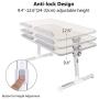 Laptop Bed Tray Table, Nearpow Adjustable Laptop Bed Stand, Portable Standing Table with Foldable Legs, Foldable Lap Tablet Table for Sofa Couch Floor - Medium Size