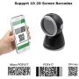 TEEMI 1D 2D Handsfree Presentation Barcode Scanner, One Megapixel High Resolution Sensor QR Code USB Wired Automatic Reader for PC POS Mac OS Support Moving Bar Code, TMSL-70