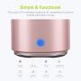 EWA A106 Portable Mini Bluetooth Speaker, Enhanced Bass and High Definition Sound, Portable Design, for iPhone, iPad,Nexus,Laptops and More (Rosegold)