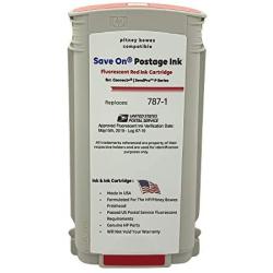 Compatible Postage Meter Ink Cartridge for use with SendPro P/Connect + Series Postage Meters; Non-OEM Replacement for Product # 787-1