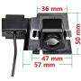 Rear View Back Up Reverse Parking Camera in License Plate Lighting Night Version (NTSC) for JK JKU Wrangler Sahara/Willys YJ/TJ/JK / J8 Wrangler Rubicon/Sahara/Unlimited (backup camera)