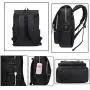 Unisex College Bag Fits up to 15.6’’ Laptop Casual Rucksack Waterproof School Backpack Daypacks (AllBlackWithUSB)