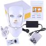 VLiXXO 7 Colors PDT Photon Light Therapy Facial & Neck Mask Korean LED Photodynamic Beauty Treatment, Acne, Scarring & Wrinkles Removal. Anti Aging & Skin Rejuvenating, Tightening & Whitening