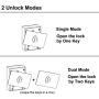 WOOCH RFID Locks for Cabinets Hidden DIY Lock - Electronic Cabinet Lock with USB Cable, RFID Card/Tag/Wristband Entry