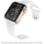 Tranesca 4 Pack 38mm Apple Watch case with Built-in HD Clear Ultra-Thin TPU Screen Protector Cover Compatible with Apple Watch Series 2 and Apple Watch Series 3 38mm - Clear+Black+Gold+Rose Gold