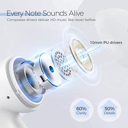 Wireless Earbuds, Mpow MX3 Bluetooth Earbuds in Ear w/Wireless Charging Case/USB-C, Wireless Earphones Hi-Fi Stereo Sound, Bluetooth 5.0 Headphones w/Mic, Touch Control/25H/IPX7 for Sports/Work/3 Mode