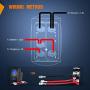 Nilight LED Light Bar Rocker Switch STEREO Rocker Switch 5 Pin Laser On/Off Switch 20A/12V 10A/24V Switch Jumper Wires Set,2 years Warranty (90006B)