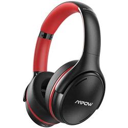 Mpow H19 IPO Active Noise Cancelling Headphones, Bluetooth 5.0 Headphones with Deep Bass, Fast Charge, 35H Playtime, Lightweight Headset, CVC 8.0 Mic for Home Office, Online Study, Travel