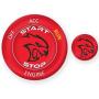ToolEpic for Dodge Challenger Charger Hellcat Decor Accessories 2015-2021 - Engine Start Stop Button Overlay Sticker Emblem - Push to Start Button Ruby Red Badge Cover - Perfect for Decals