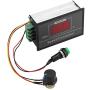 ASHATA DC PWM Motor Speed Regulator Power Controller with LED Digital Display,DC 6-60V 12V 24V 36V 48V 30A PWM DC Motor Speed Controller Start Stop Switch Easy to Use