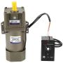 Electric Gear Motor Walfront AC 220V 90W Single Phase Asynchronous Gear Motor High Torque Deceleration Adjustable Speed 5K/10K/20K/50K/100K RPM Optional(5k)