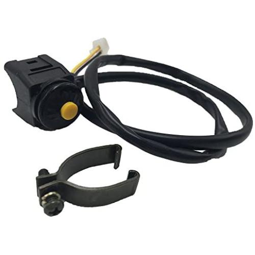 Cara 7/8'' Motorcycle Handlebar Switch Yellow Horn Button Kill Switch for ATV Dirt Bike Motorbike Stop Switches