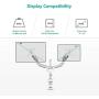 WALI Premium Dual Monitor Desk Mount LCD LED Flat Curved Screen Fully Adjustable Gas Spring Stand for Display 17-32 Inch, 19.8lbs Weight Capacity (GSDM002S), Metallic Grey