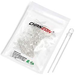 Chanzon 100 pcs 3mm Infrared Ray IR 940nm Emitter LED Diode Lights (Clear Transparent Round Lens DC 1.2V-1.5V 20mA) Lighting Bulb Lamps Electronics Components Indicator Light Emitting Diodes