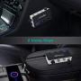OOWOLF Cigarette Lighter Adapter Quick Charge 3.0 180W 12V/24V 3-Socket Splitter 4 USB Ports Car Power Adapter for GPS, Dash Cam, Sat Nav, Phone, Tablet, etc