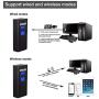 Symcode 1D 2D QR Mini Bluetooth Barcode Scanner, with Bluetooth 4.0 & 2.4G Wireless Connection, Portable Barcode Reader Compatible with Laptops/PC/Android/iPhone iOS/Tablet for QR PDF417 Dat