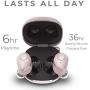 Raycon The Performer E55 True Wireless Bluetooth Earbuds - Bluetooth 5.0 Deep Bass in-Ear Headphones with Wireless Charging and Built-in Microphone Rose Gold