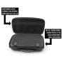 CASEMATIX Hair Clipper Barber Case Holds Three Electric Clippers, Hair Buzzers, Trimmers, T Finisher Liner - Travel Case For Clippers, Stylist and Hair Cutting Supplies