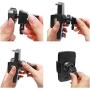 Saza Electronics S005 Universal ABS Air Vent Car Phone Holder, On Dashboard GPS Mount - Universal Non Slip Car Cell Phone Holder, for Samsung, iPhone, LG, Nokia, Huawei Smart Phone