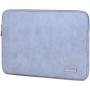 PU Leather Padded Laptop Bag HBLOOMYST 13 14 15 Inch Frosted Protective Notebook Sleeve Computer Case Cover
