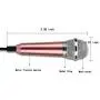 Mini Microphone,Singing Mic Equipment,Beautiful Vocal Quality,Mini Type Space Saving,Metal Frothing Process,3.5mm Audio Connector,Suitable for Laptop, iPhone, Android Phone (Golden)