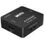 RCA to HDMI, GANA 1080P Mini RCA Composite CVBS AV to HDMI Video Audio Converter Adapter Supporting PAL/NTSC with USB Charge Cable for PC Laptop Xbox PS4 PS3 TV STB VHS VCR Camera DVD