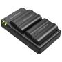 EN-EL15 EN EL15a RAVPower Battery Charger Set Compatible with Nikon d750, d7200, d7500, d850, d610, d500, MH-25a, d7200, z6, d810 Batteries (2-Pack, Micro USB Port, 2040mAh)