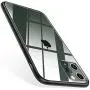 TORRAS Diamonds Clear Compatible for iPhone 11 Pro Max Case [Non-Yellow][Fully Protective] Slim Fit Shockproof Hard Plastic Back & Soft Silicone Bumper Phone Case 6.5, Black