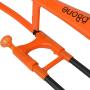 pInstrument Plastic pBone Trombone - Mouthpieces and Carrying Bag - Bb Authentic Sound for Student & Beginner - Durable ABS Construction - Orange
