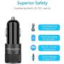 Meagoes USB C Car Charger, Dual Port Type C Fast Charging Adapter Compatible with Samsung Galaxy S21/Ultra/Plus/S20/S10/Plus/S9/S8/Note 20/10/9/8/A20/A50/A70/A10e/A51/A71, LG, Moto Android Phone