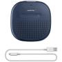 Bose SoundLink Micro: Small Portable Bluetooth Speaker (Waterproof), Midnight Blue