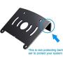 AMTIFO H26 Backup Camera Bracket Adapter with a Power Adapter Compatible with Furrion Pre-Wired RV or Trailer with a FRCBRKT-BL