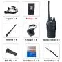 TIDRADIO TD-V2 Walkie Talkies for Adults Two Way Radios VOX 16CH Rechargeable Long Range 2 Way Radio with Air Acoustic Earpiece 4 Pack