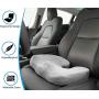 U-Shaped Memory Foam Seat Cushion for Office Chair, Car Seat, Computer and Desk Chairs. Office Chair Cushion for Coccyx, Sciatica, Back, Tailbone Pain Relief. Coccyx Seat Cushion for Back Pain. Gray