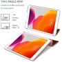 ProCase iPad 10.2 Case 2020 iPad 8th Generation / 2019 iPad 7th Gen Case, Slim Stand Hard Back Shell Protective Smart Cover Case for iPad 10.2 Inch -Rosegold