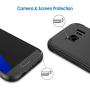 JETech Case for Samsung Galaxy S7 Protective Cover with Shock-Absorption and Carbon Fiber Design (Black)