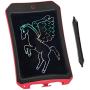 JRD&BS WINL Writing Tablet for Birthday Gift,Kids Toy 8.5 Colorful Electronic Writings Pads Drawing Board Gifts for Kids Office Blackboard-Erase Button Lock Included(Red-CS)
