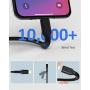 6 inch iPhone Charge Cable Short, 0.5ft 5Pack USB to Lightning Cord for Fast Charging Stations Compatible with Apple iPhone 12 11 Pro Max Xs 8 7 6 5 Plus, iPad Air/Mini