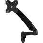 StarTech.com Wall Mount Monitor Arm - Full Motion Articulating - Adjustable - Supports Monitors 12” to 34” - VESA Monitor Wall Mount - Black (ARMPIVWALL)
