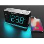Emerson SmartSet Alarm Clock Radio with Bluetooth Speaker, Charging Station/Phone Chargers with USB port for iPhone/iPad/iPod/Android and Tablets, ER100301